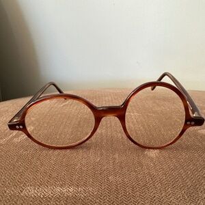 Unique Cutler and Gross Vintage Asymmetrical Eyeglasses Made England Rare 1970's